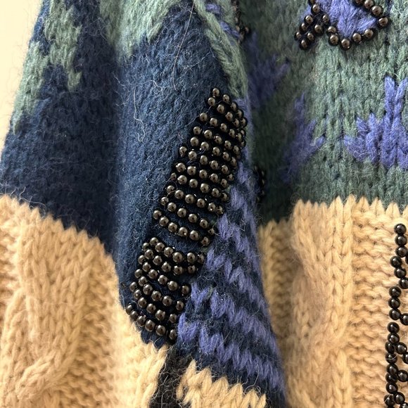 Zara Patchwork Knit Sweater Limited Edition Size S - Picture 5 of 15